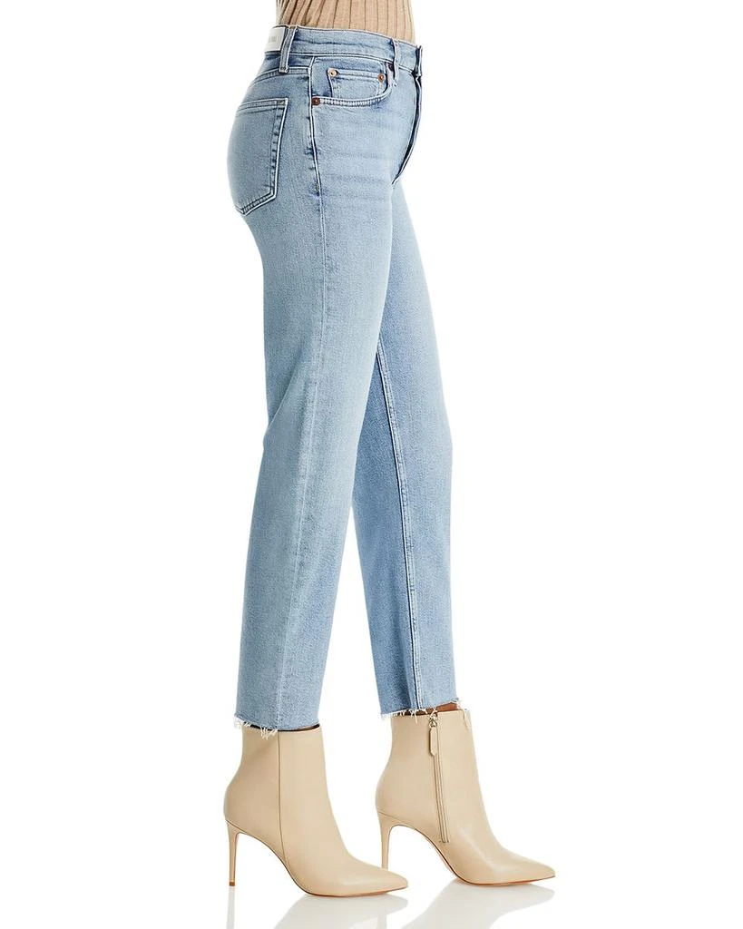 Re/Done Stove Pipe High Rise Straight Jeans in Mid 90's 3