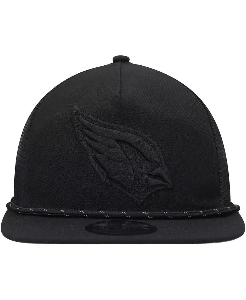 New Era Men's Black Arizona Cardinals Illumination Golfer Snapback Trucker Hat 2