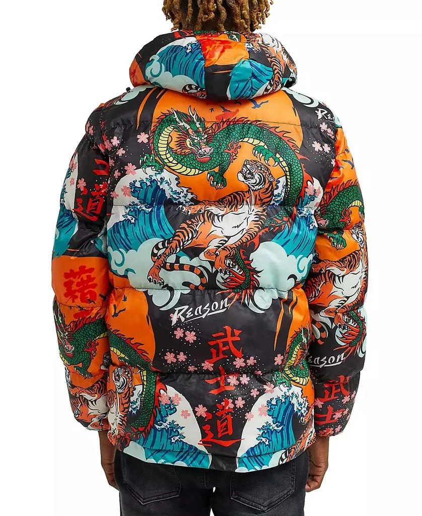 Reason Men's Dragon Puffer Jacket 4