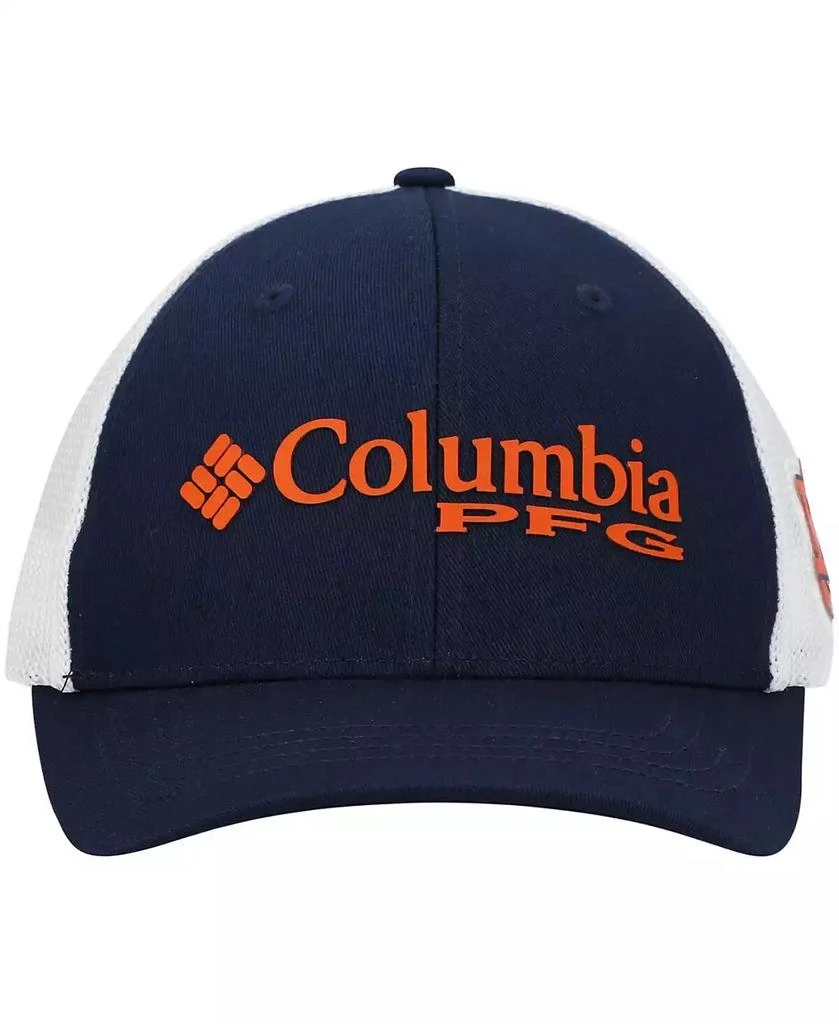Columbia Boys Navy Auburn Tigers Collegiate PFG Flex Snapback Hat 3