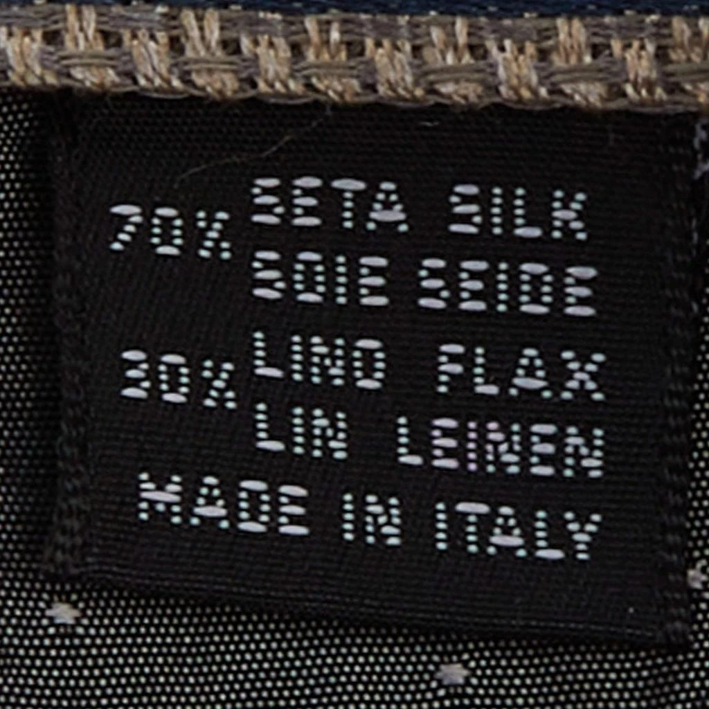 Gianfranco Ferre Gianfranco Ferre Beige Striped Linen Silk Tie 4