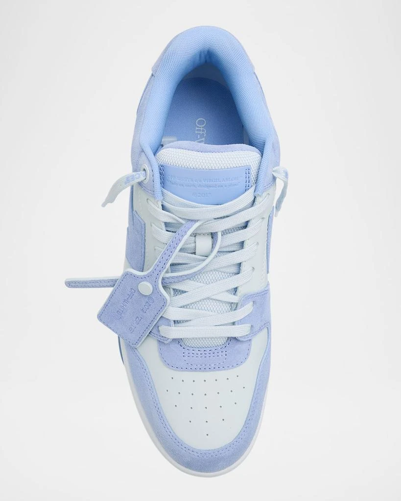 Off-White Men's Out Of Office Suede Low-Top Sneakers 5