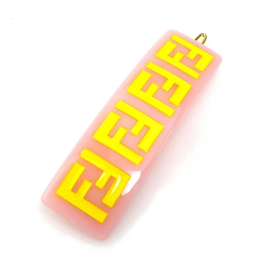Fendi pink yellow Barrette (Pre-Owned) 2