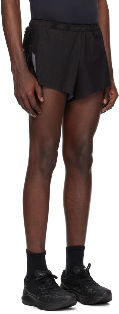 Soar Running Black Marathon Shorts