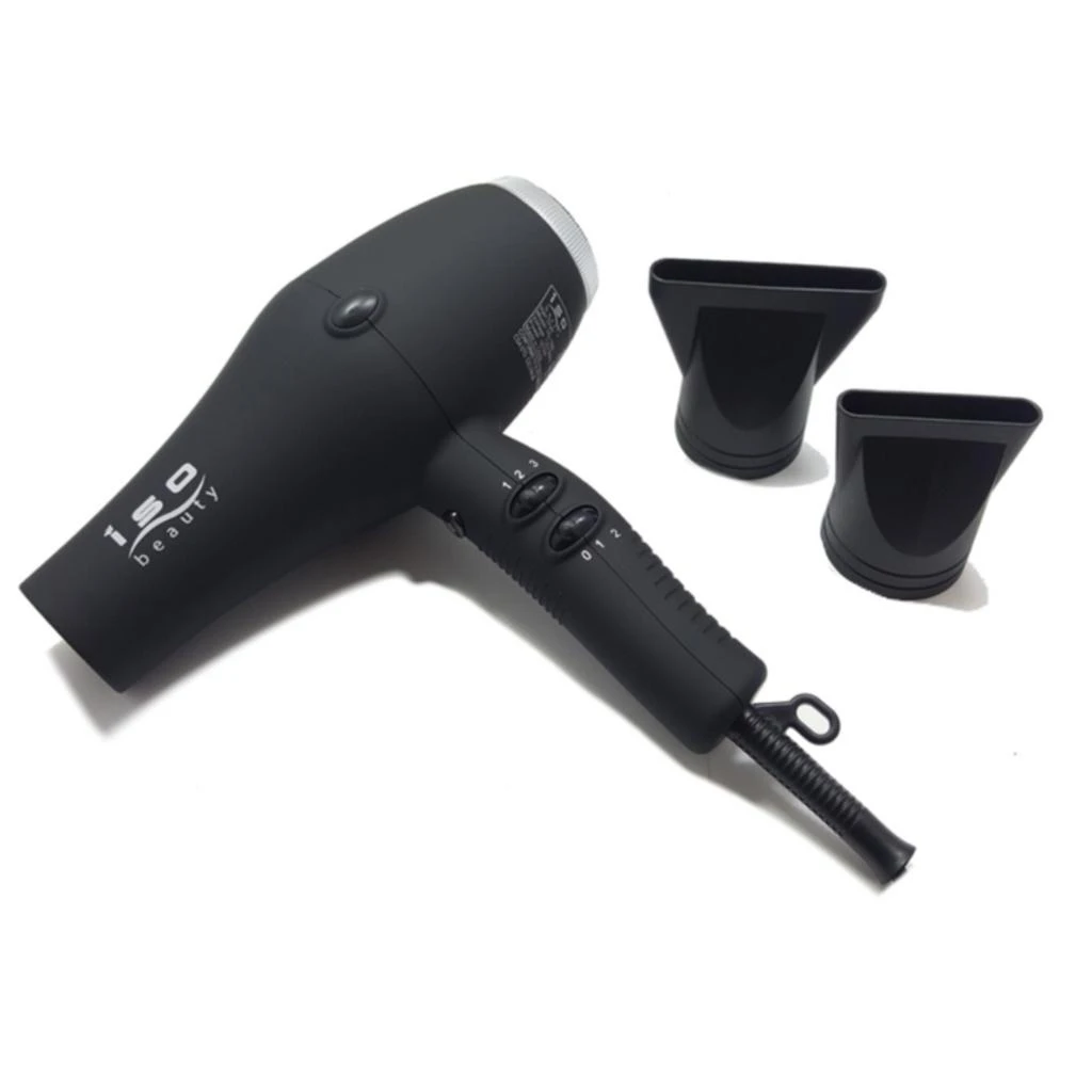 ISO Beauty Nano Ionic 1875W DC Motor Turbo-Velocity Professional Hair Dryer 1