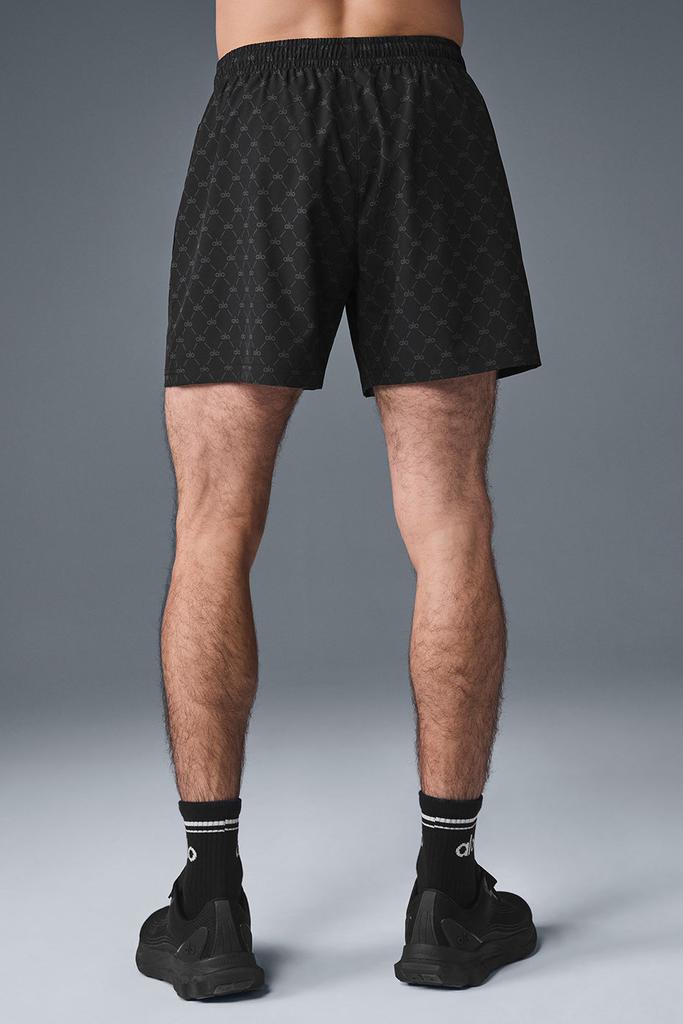 Alo 7'' Diamond Circuit Short - Black/Anthracite - Shorts - Free