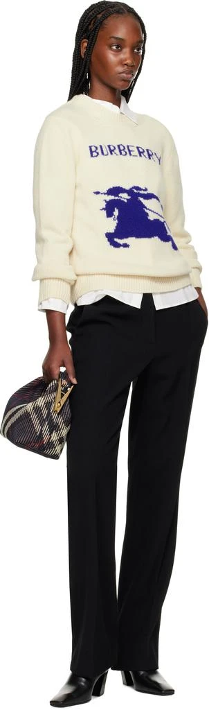 Burberry Navy Mini Peg Duffle Bag 4