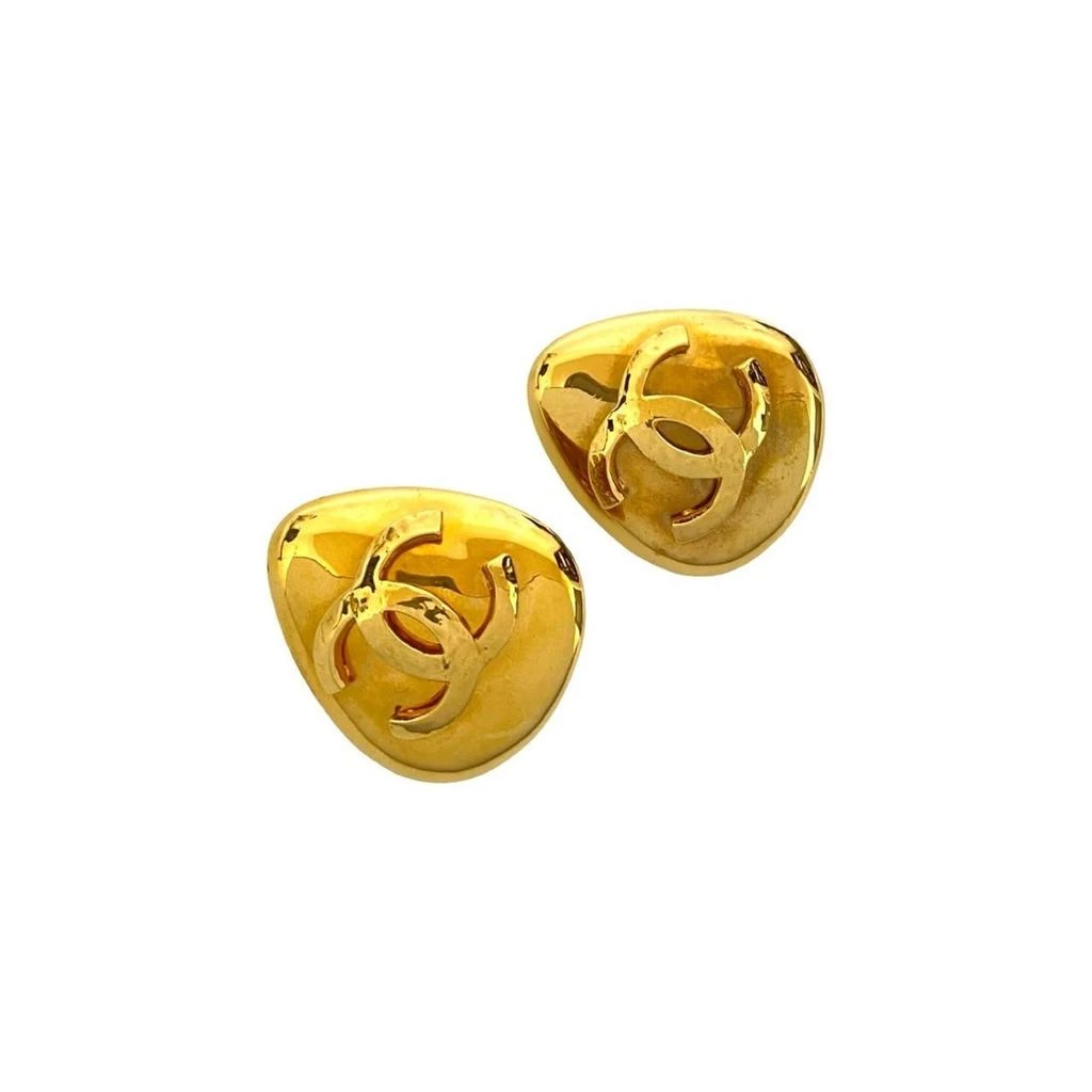 Chanel Plating Clip Earrings (Pre-Owned) 2