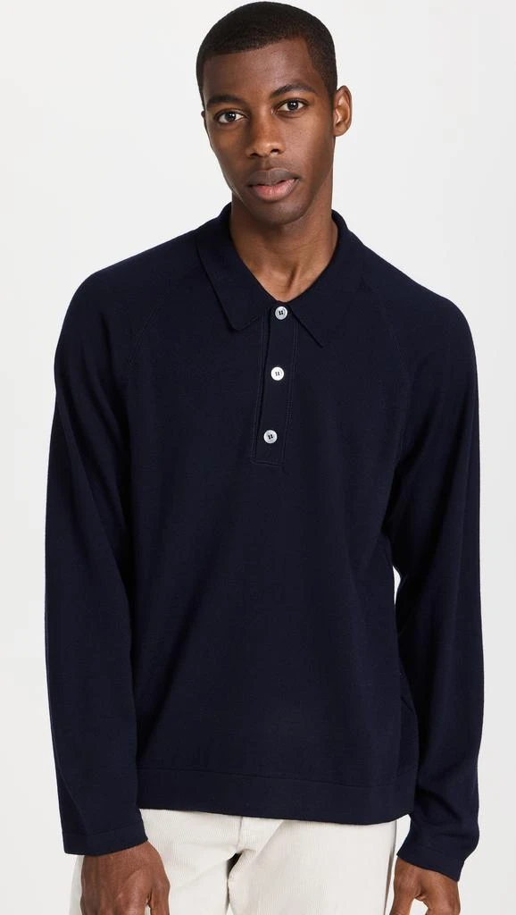 Officine Generale Kass Polo Merino Wool Sweater 6