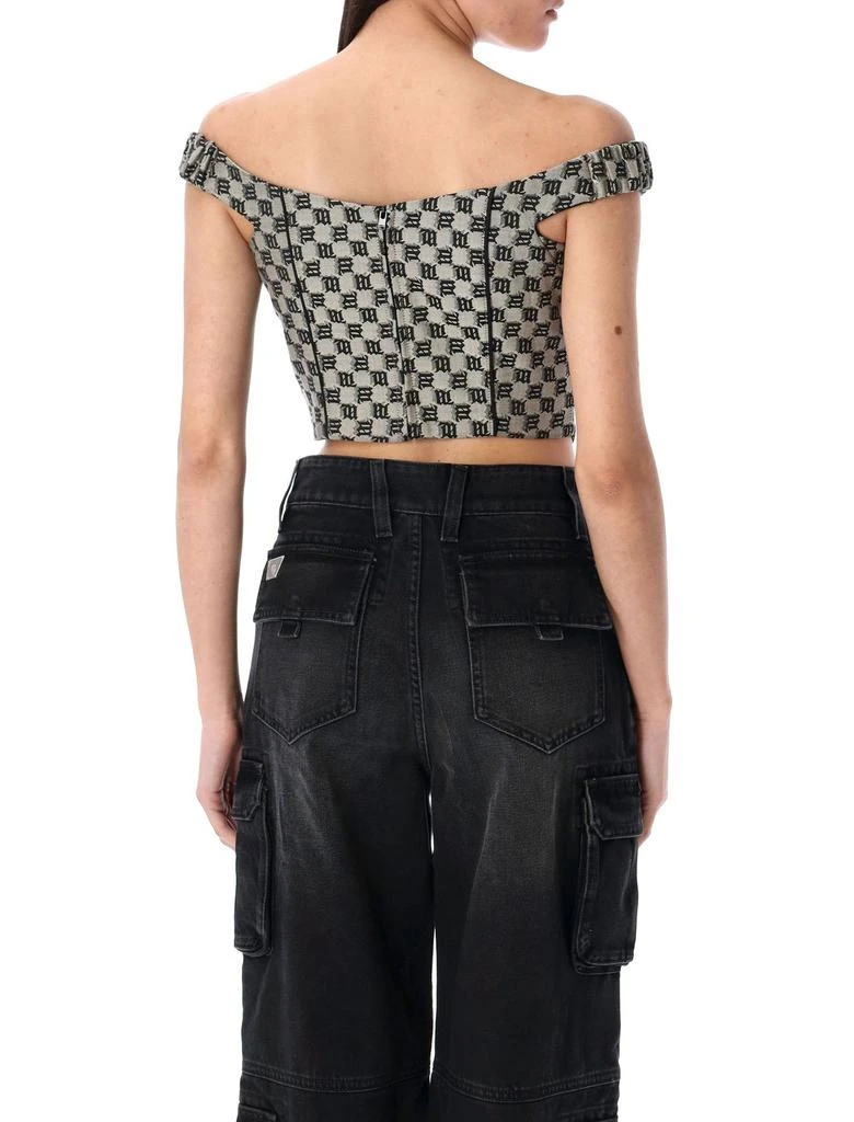 Misbhv Misbhv Monogram Corset Top 2