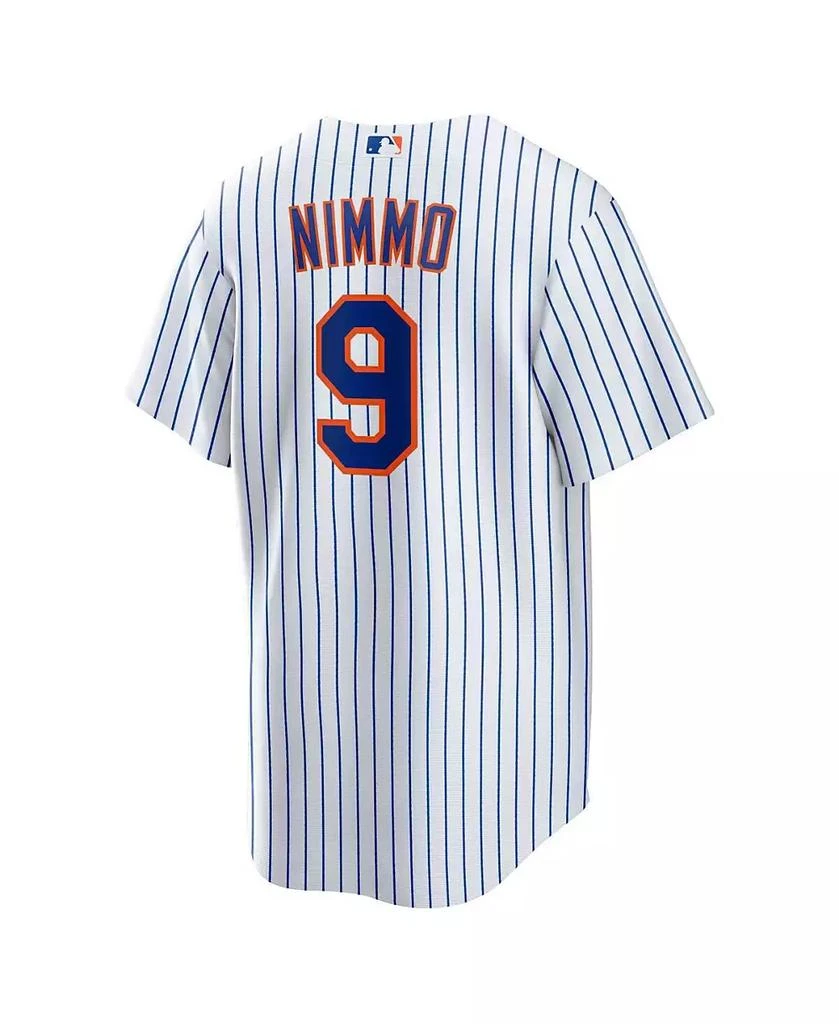 NIKE Men's Brandon Nimmo White New York Mets Home Replica Player Jersey 3