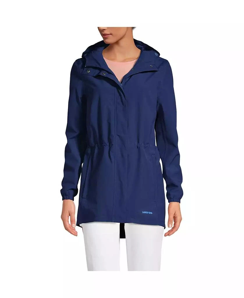 Lands
 End Women
s Tall Squall Packable Waterproof Raincoat