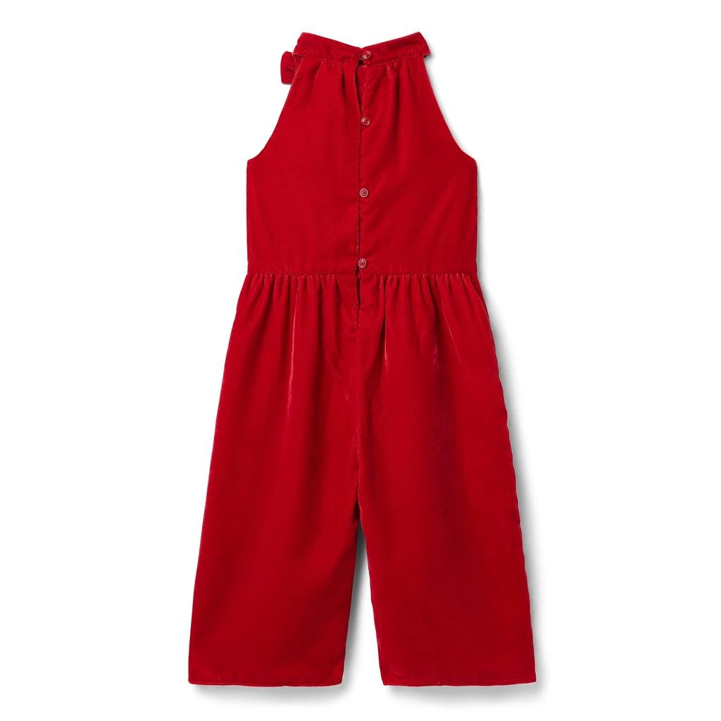 Janie and Jack Velour Romper (Toddler/Little Kids/Big Kids) 2