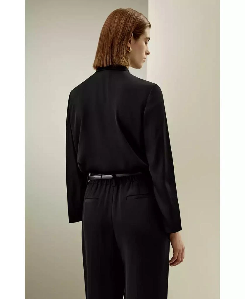 LILYSILK Women's Classic Collar Silk Shirt 5