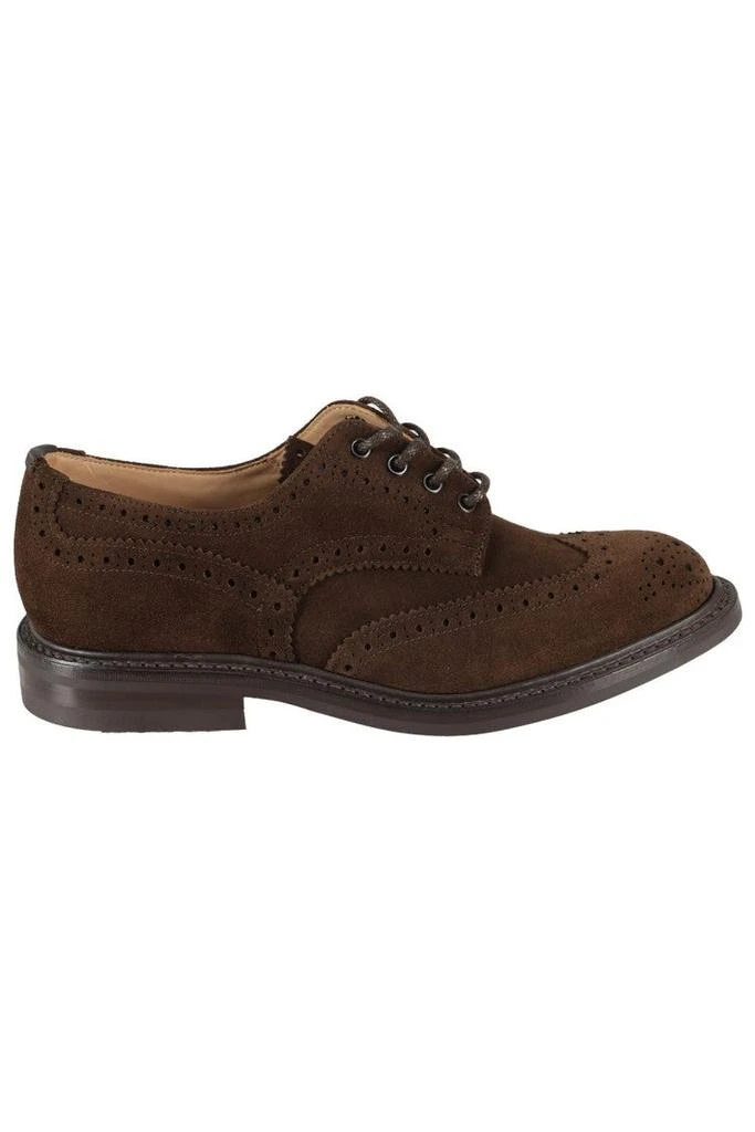 TRICKER
S Bourton Lace-Up Derby Shoes With Perforated Detailing