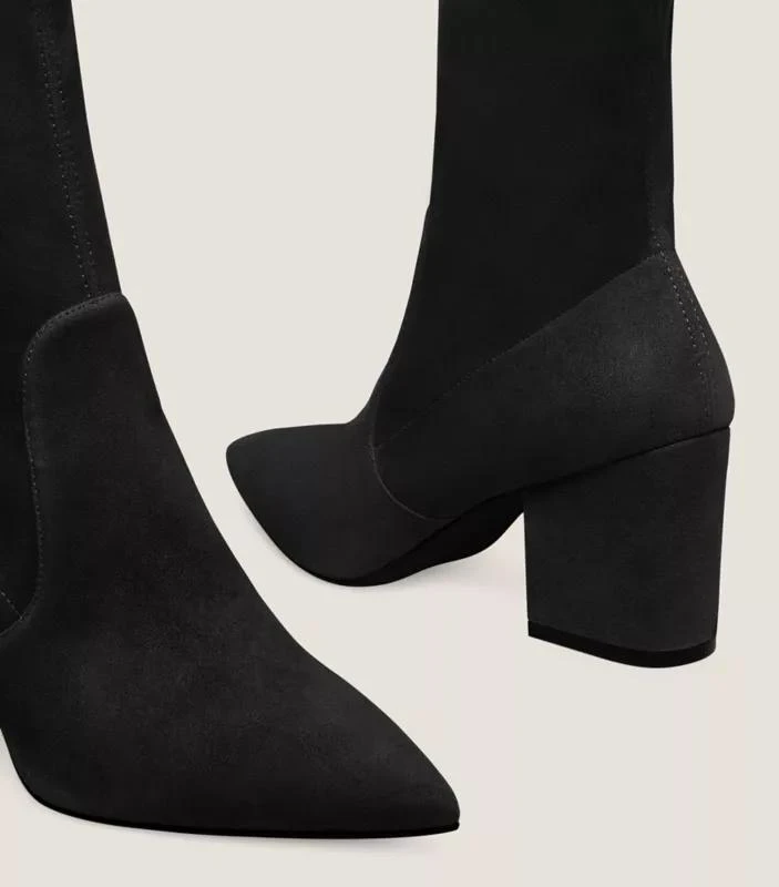 Stuart Weitzman AVENUE 75 BLOCK SOCK BOOTIE 3