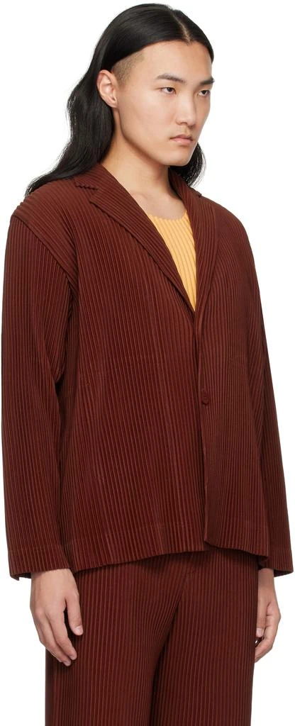 Homme Plissé Issey Miyake Red Tailored Pleats 2 Blazer 2