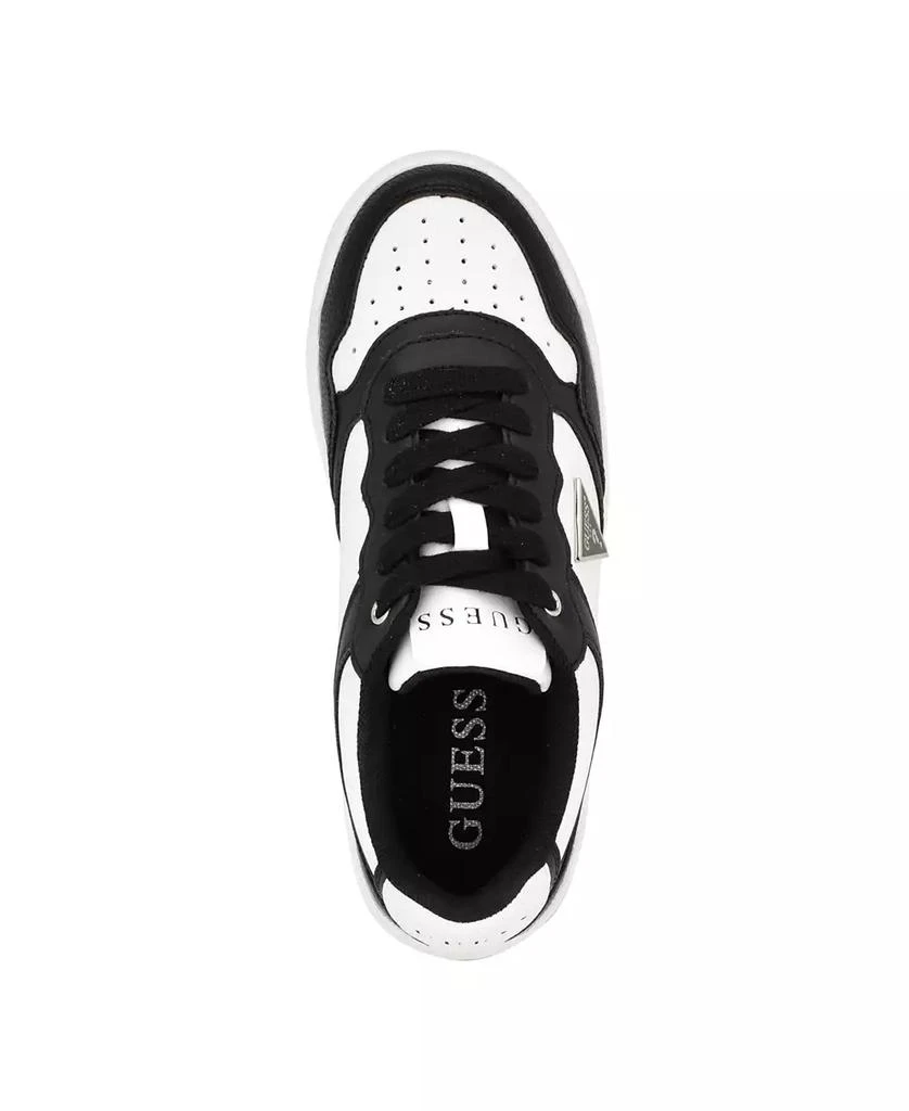 GUESS Women's Miram Lace-Up Platform Court Sneakers 4