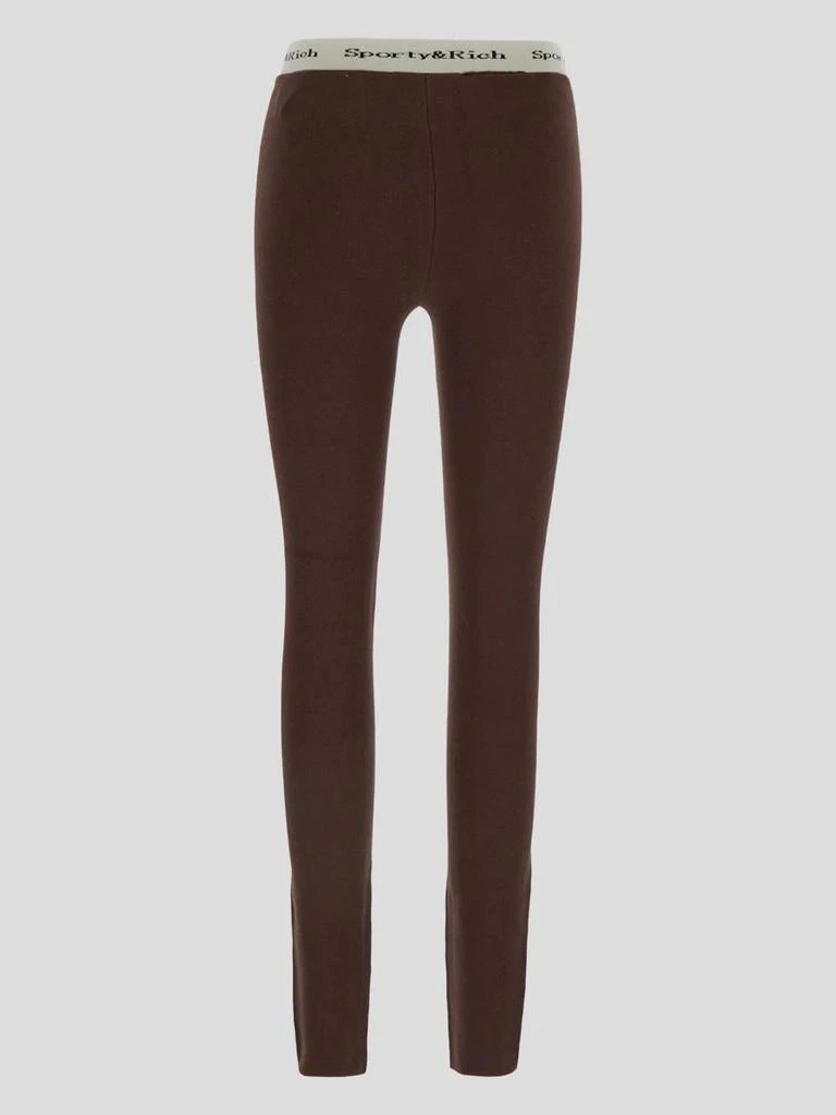 Sporty & Rich Sporty & Rich Logo Waistband Leggins 2