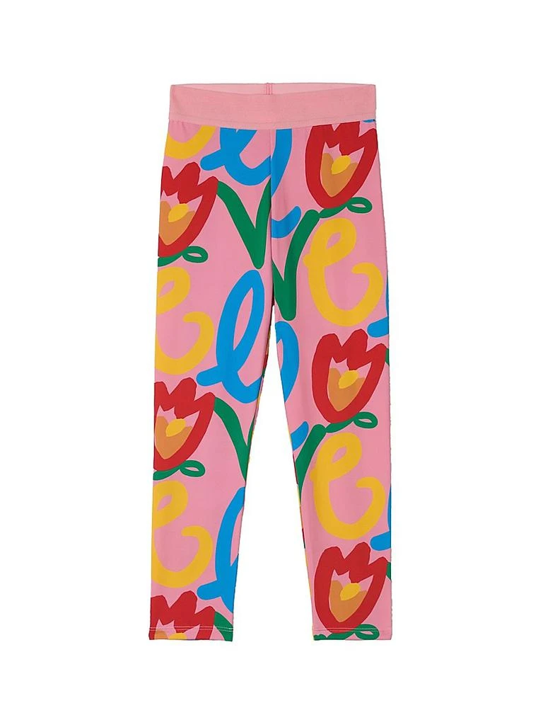 Stella McCartney Little Girl
s 
Girl
s Stretch-Knit "Love"-Print Leggings