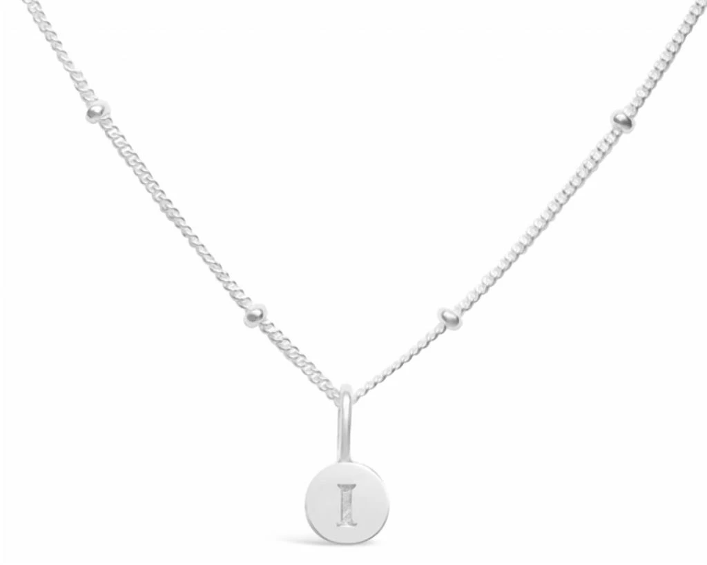 Stia Stia - Women
s Love Letters Mini Disk Letter Necklace