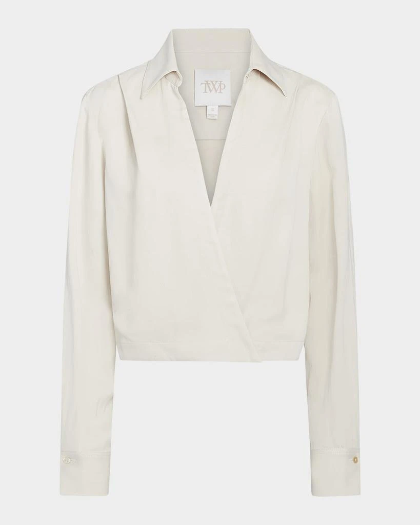TWP Gtgoan Linen-Blend Blouse 1