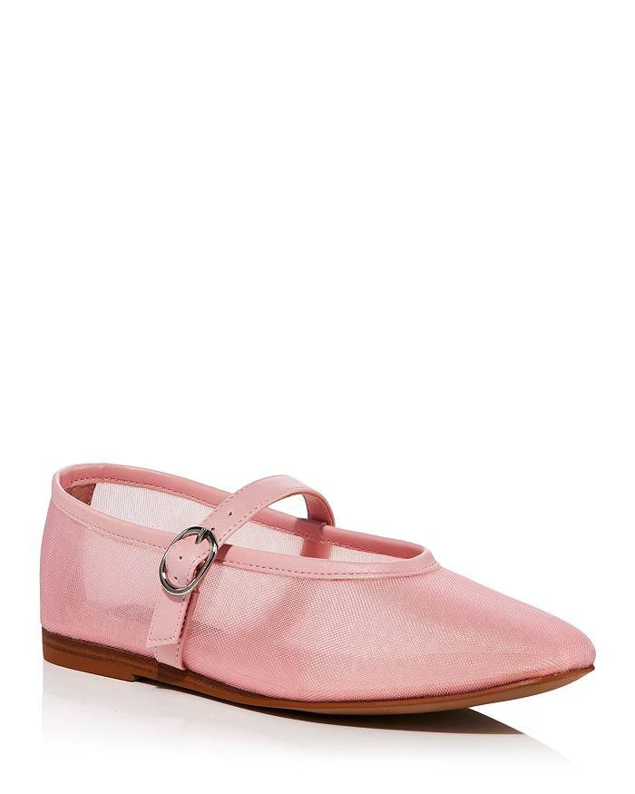 AQUA Women's Goldi Buckled Ballet Flats - Exclusive 1