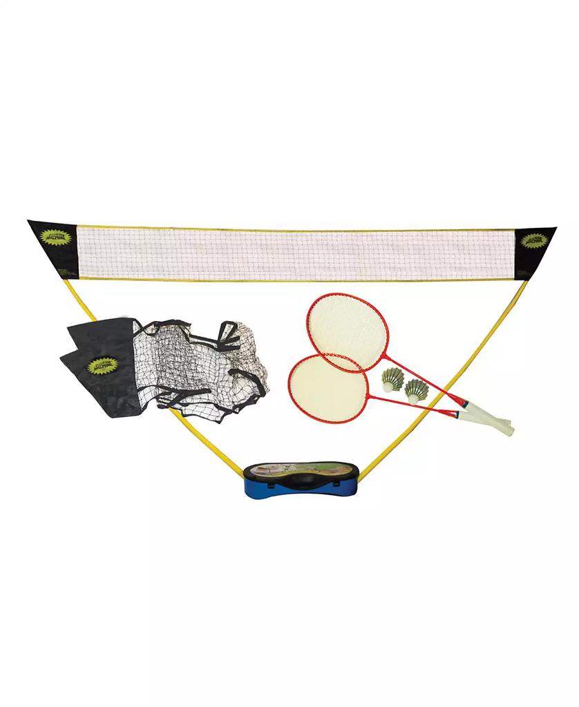 Stream Machine Backyard Fun Portable Badminton Set, 7 Pieces