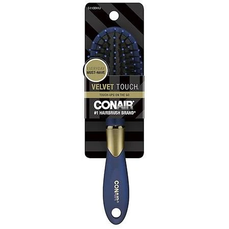 Conair Conair Velvet Touch Mid-Size Cushion Hairbrush (Colors Vary)