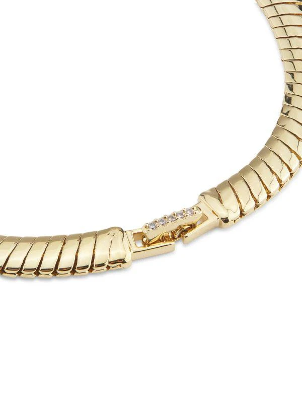Nadri ​Cleo Omega Line 18K-Gold-Plated Bracelet 3