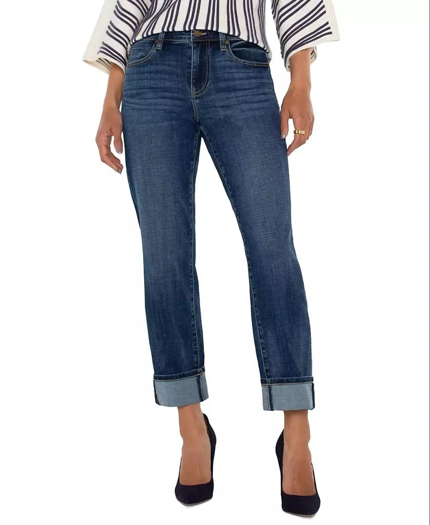 Liverpool Women's Marley Girlfriend Cuffed Jeans 4