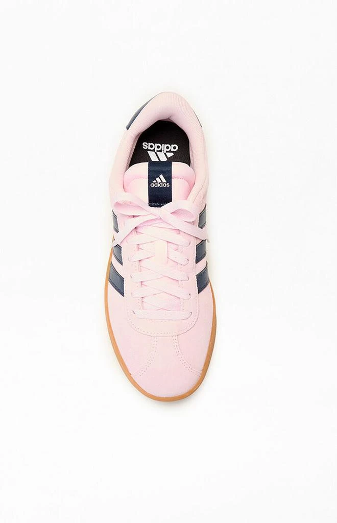 Adidas Women's Black & Pink VL Court 3.0 Sneakers 5
