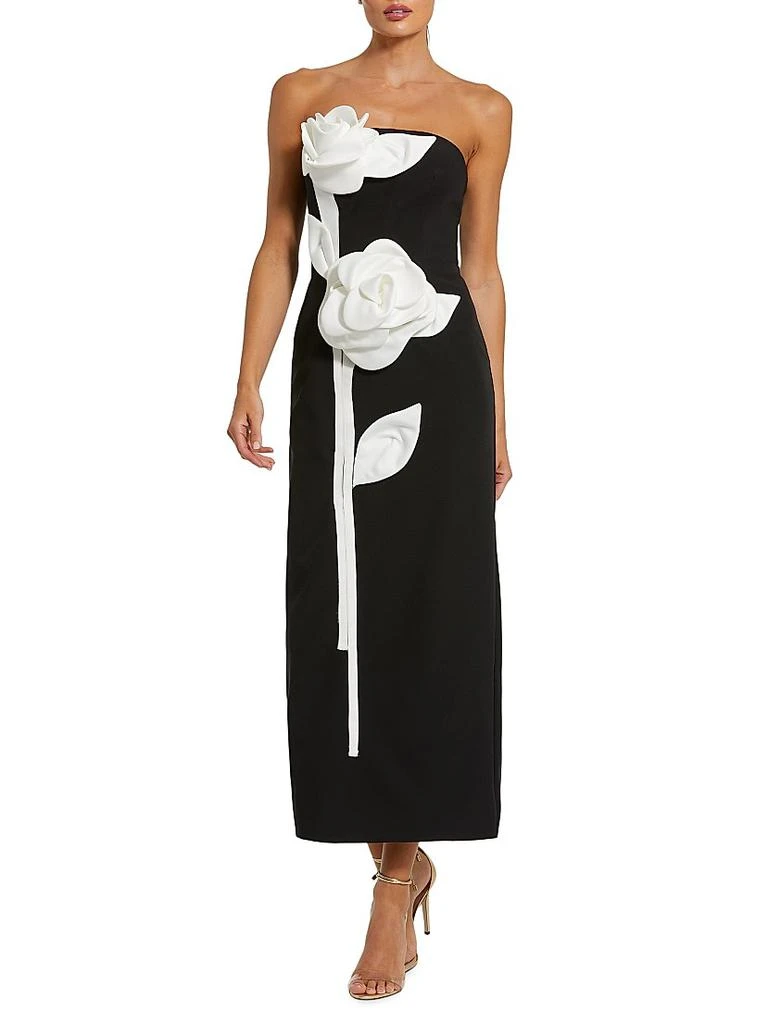illusion strapless matelasse long dresses Primavera Couture Double Keyhole Strapless Prom Dress 4514