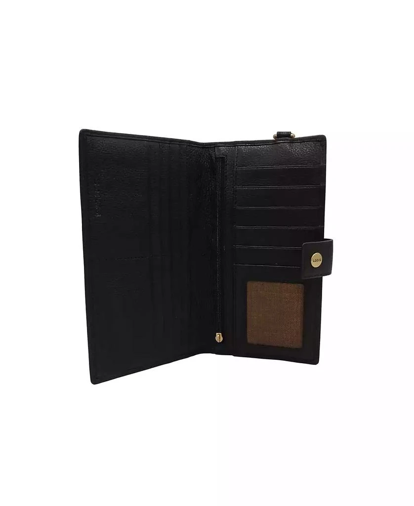 LODIS Women's Elia Croco 2 in 1 Wristlet Wallet 3