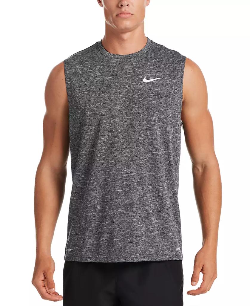 NIKE Men's Big & Tall Men's Dri-FIT UPF 40+ Heathered Sleeveless Rash Guard