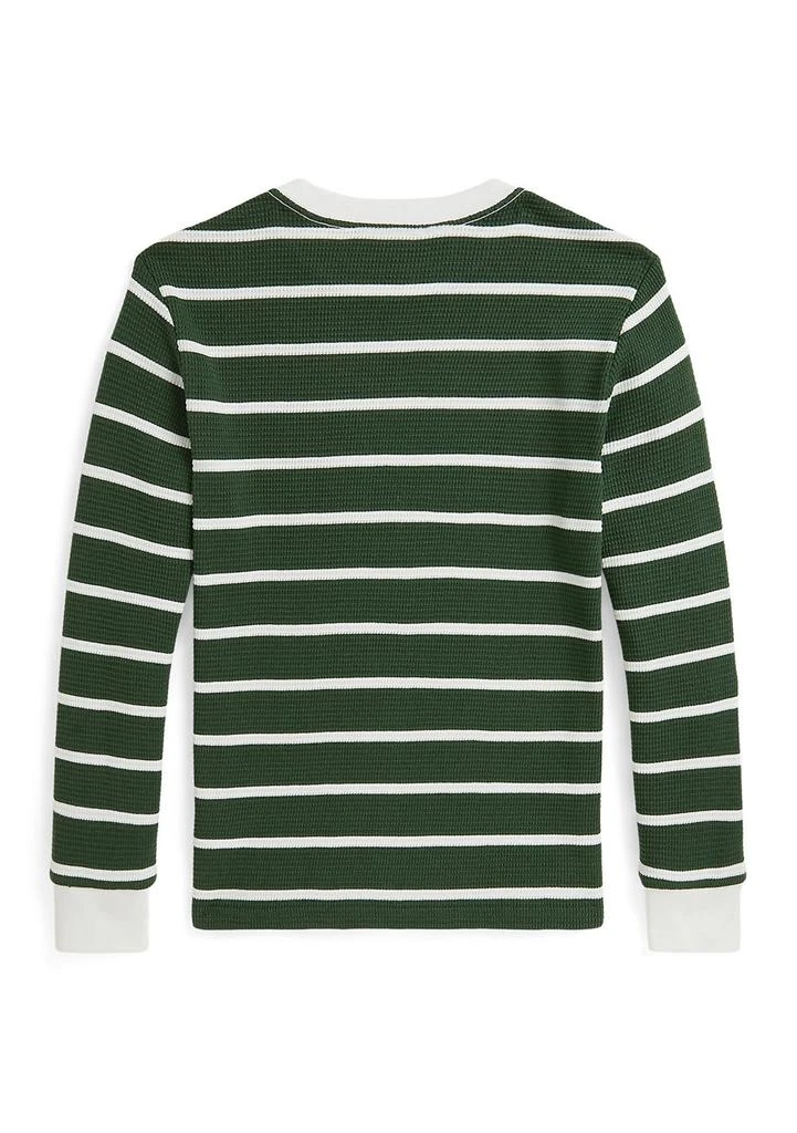 Ralph Lauren Boys 8-20 Striped Waffle Cotton Long-Sleeve T-shirt 2