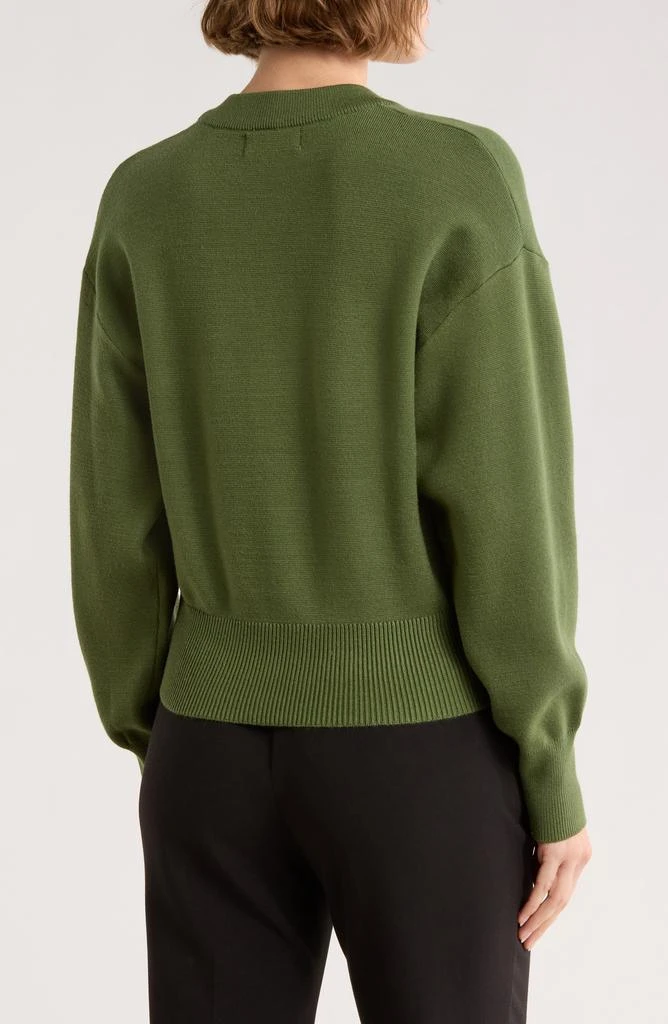 Jason Wu Crewneck Button-Up Cardigan 2