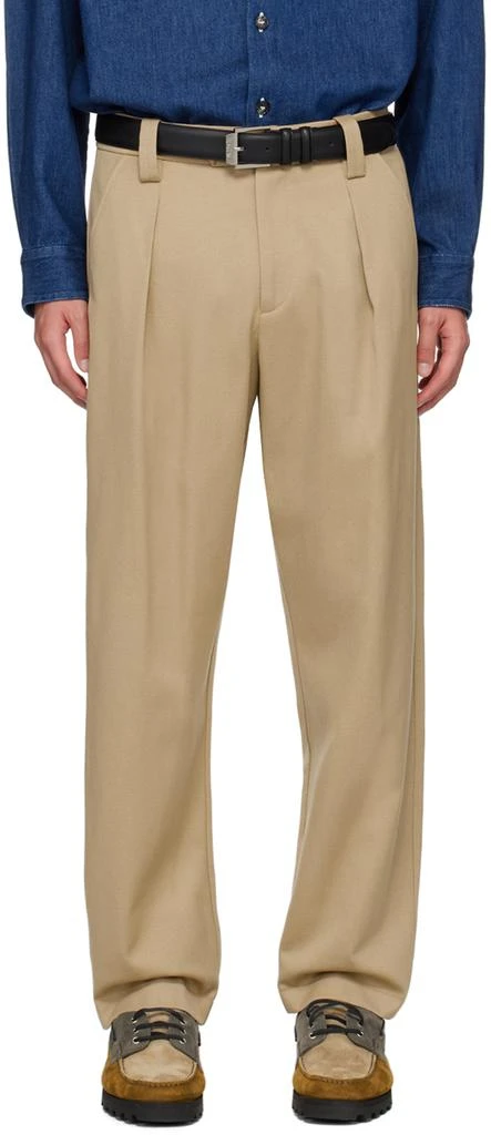 A.P.C. Beige Renato Trousers 1