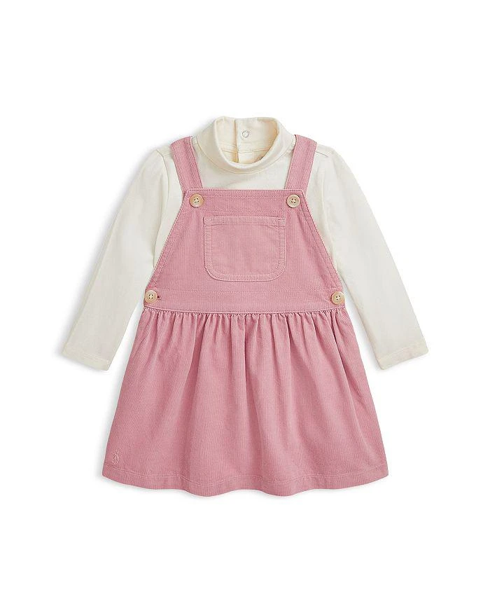 Ralph Lauren Polo Girls' Cotton Bodysuit & Corduroy Dress Set - Baby 1