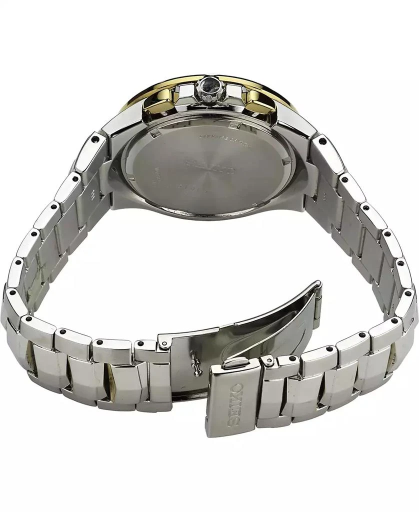 Seiko Men's Solar Chronograph Coutura Two-Tone Stainless Steel Bracelet Watch 44mm SSC376 6