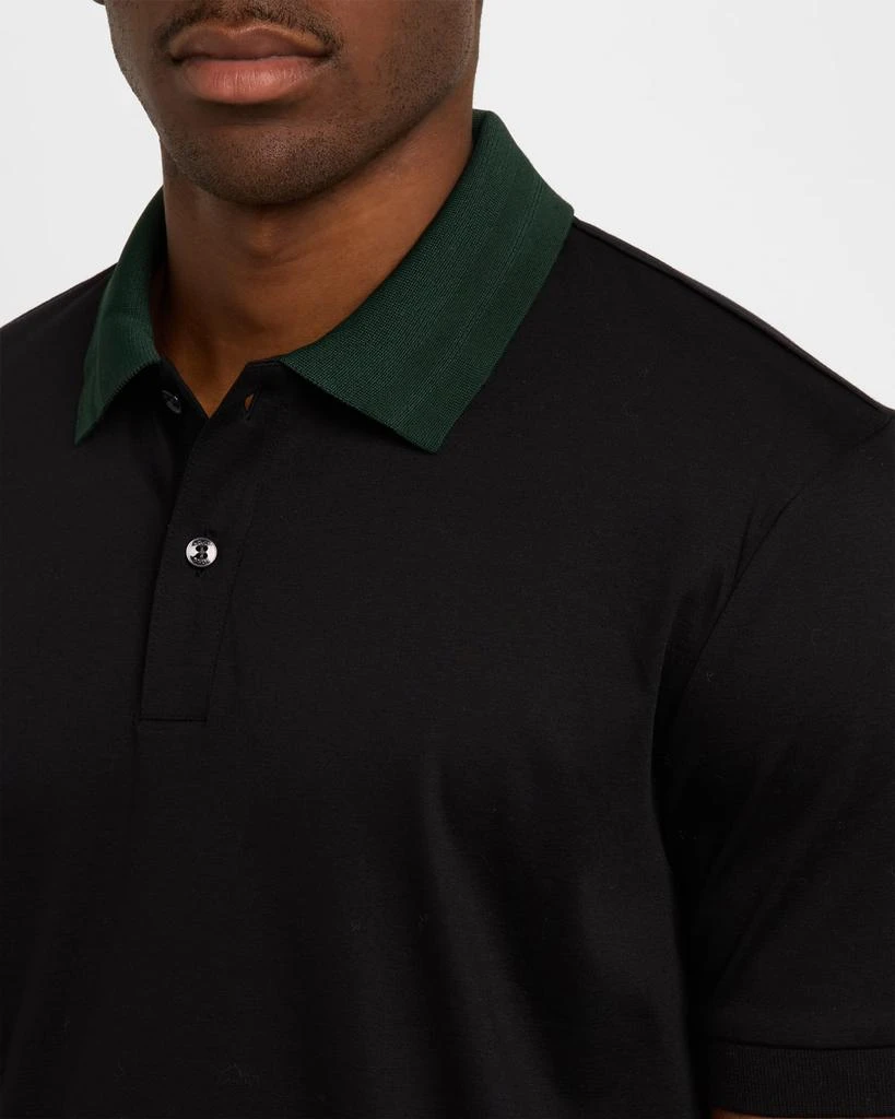 Hugo Boss Men's Phillipson Contrast-Collar Polo Shirt 5