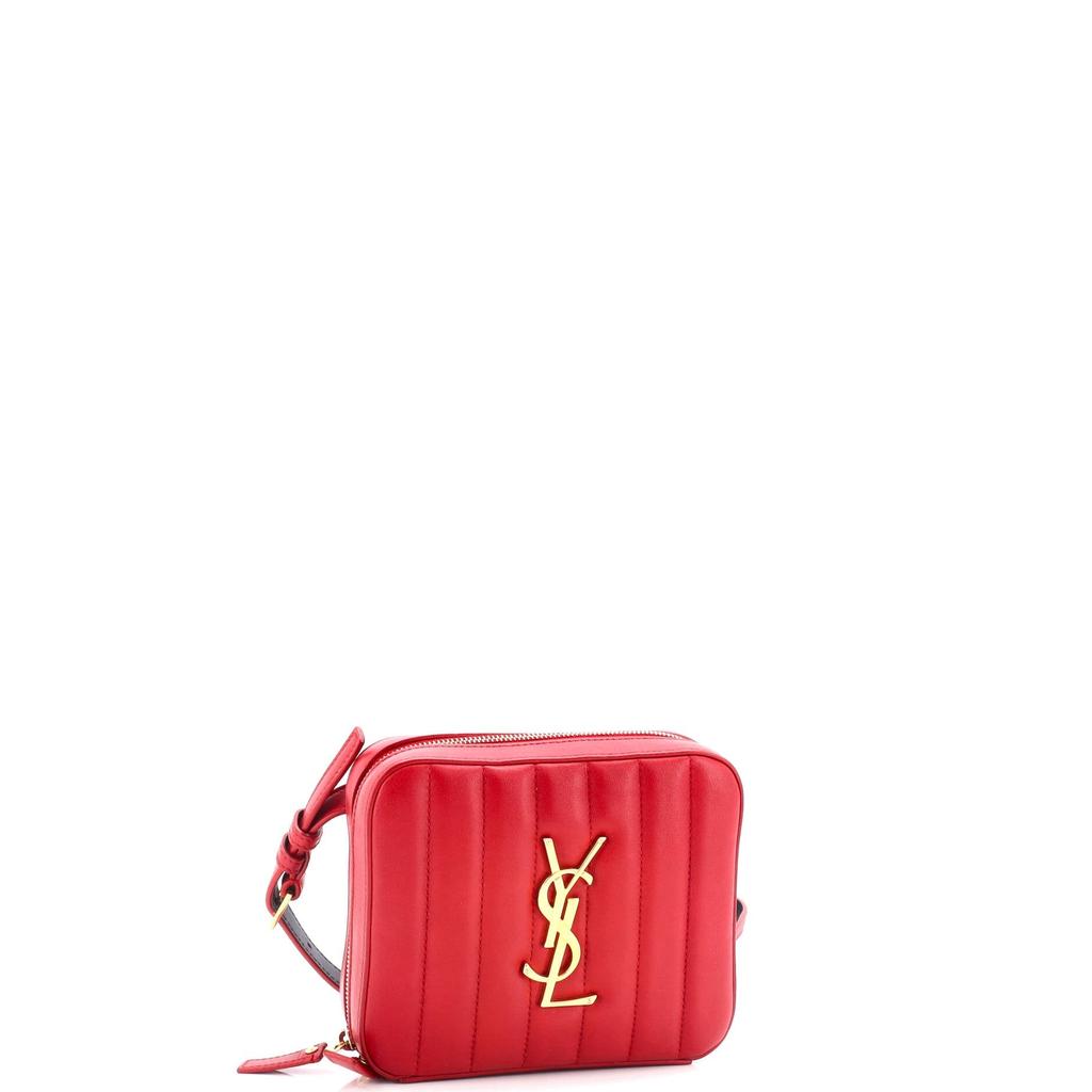 Yves Saint Laurent Vicky Belt Bag Vertical Quilted Leather