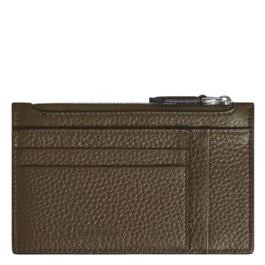 MontBlanc Grain Leather 8cc Zip Card Holder 2