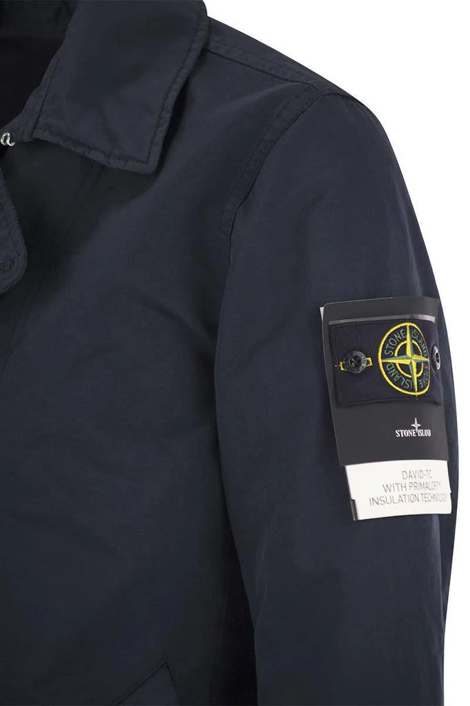Stone Island Stone Island Short Trench Coat With Anti-Drip Treatment 4