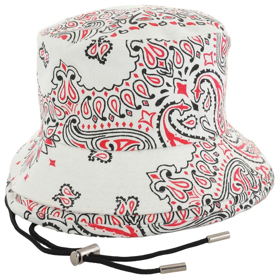 Sacai Double Brim Bandana-Print Bucket Hat 1