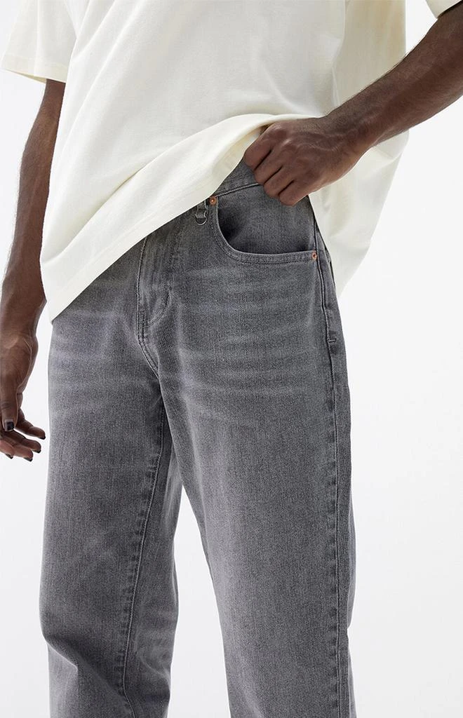 PacSun Gray Wash Straight Jeans 5