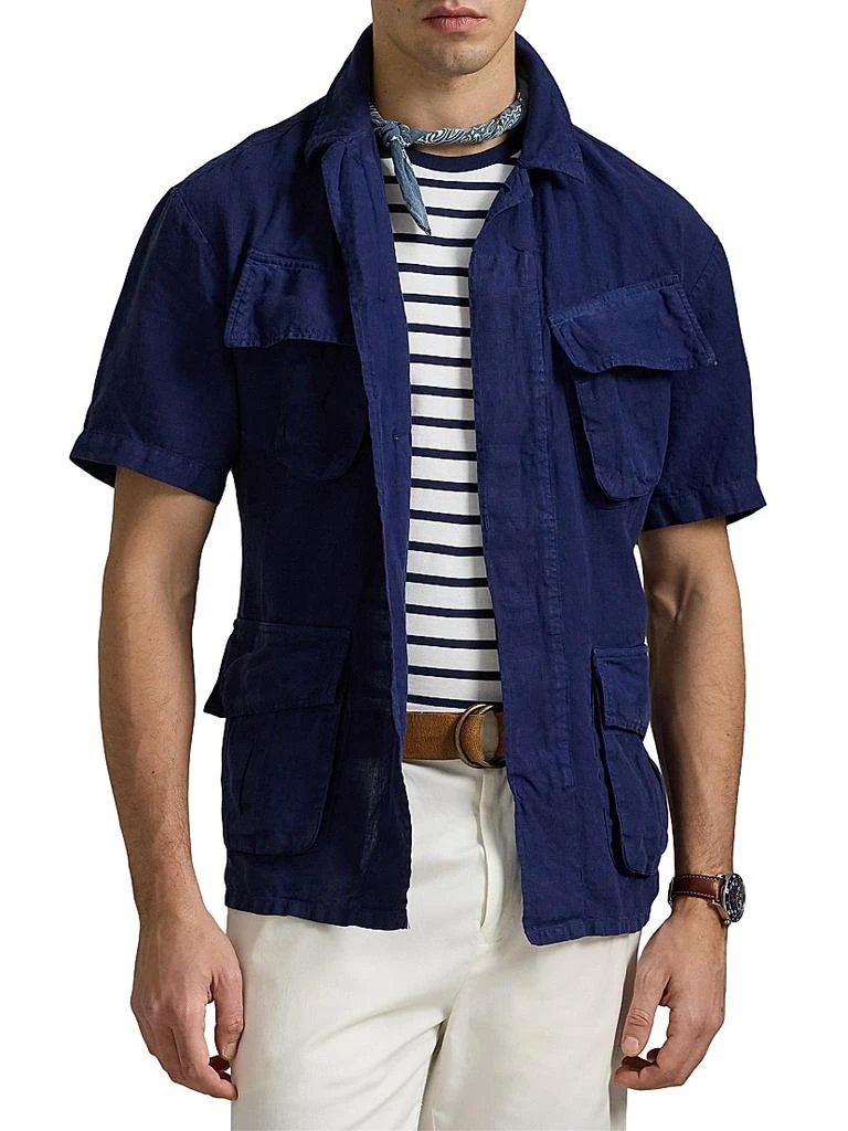 Ralph Lauren Linen Short-Sleeve Overshirt 3