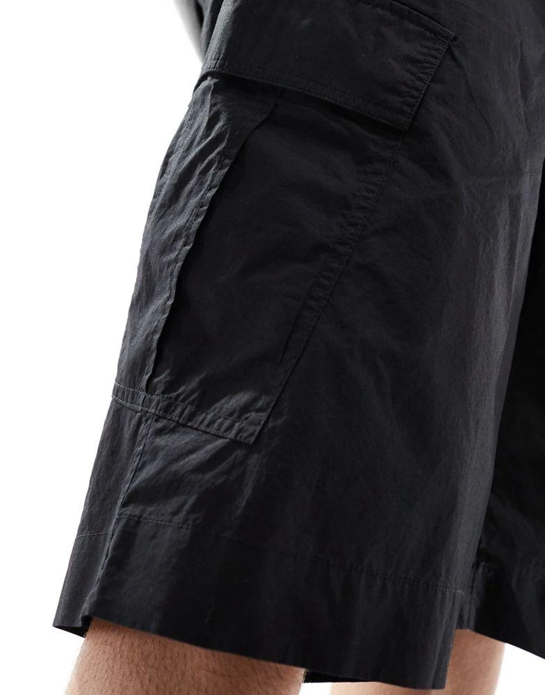 ALL SAINTS AllSaints Ardy cargo shorts in black 3