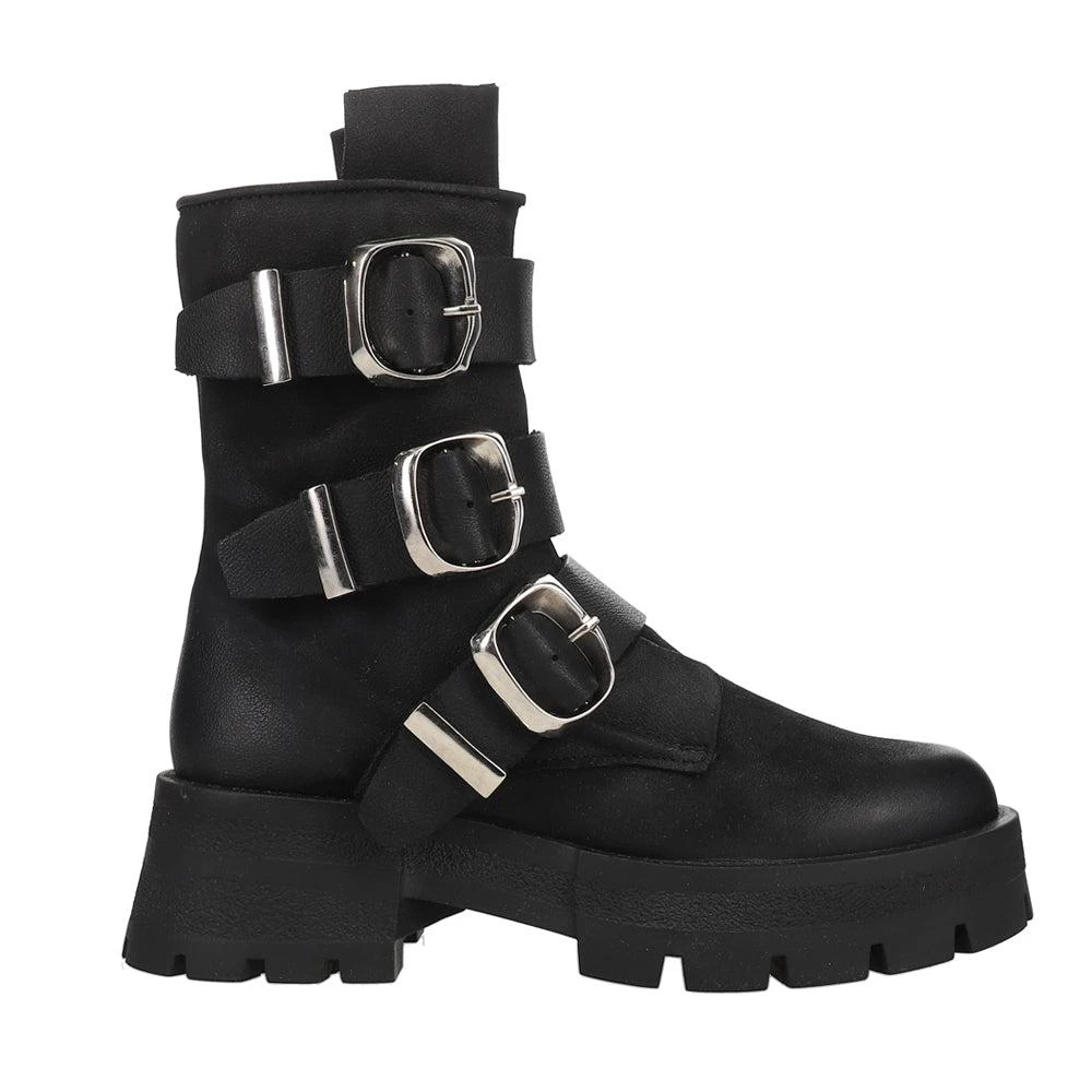 Steve Madden Roland Round Toe Zippered Motorcycle Boots 1