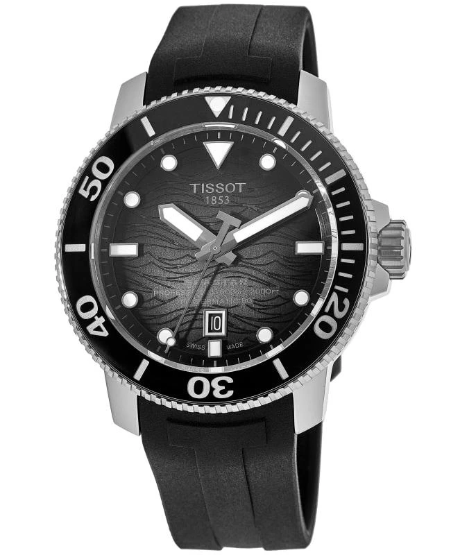 Tissot Tissot Seastar 2000 Professional Graded Dial Rubber Strap Men's Watch T120.607.17.441.00 1
